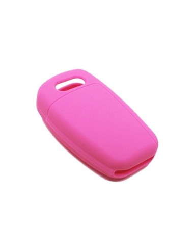 Guscio in Silicone Cover Chiave per Telecomando Audi A1 A3 A4 A6 A8 TT Q5 Q7 R8 S4 S6 Portachiave Rosa