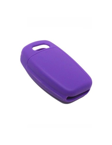 Guscio in Silicone Cover Chiave per Telecomando Audi A1 A3 A4 A6 A8 TT Q5 Q7 R8 S4 S6 Portachiave Viola