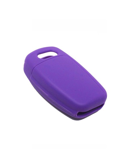 Guscio in Silicone Cover Chiave per Telecomando Audi A1 A3 A4 A6 A8 TT Q5 Q7 R8 S4 S6 Portachiave Viola