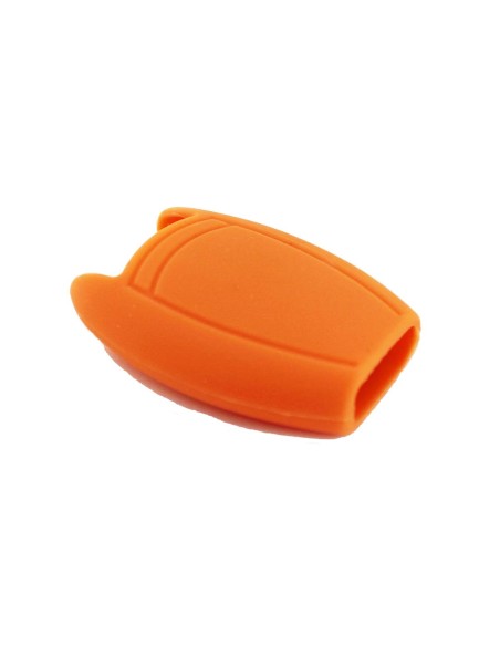 Guscio in Silicone Cover Chiave per Telecomando Mercedes-Benz Classe A C E S V ML CLK SLK Portachiave Arancione