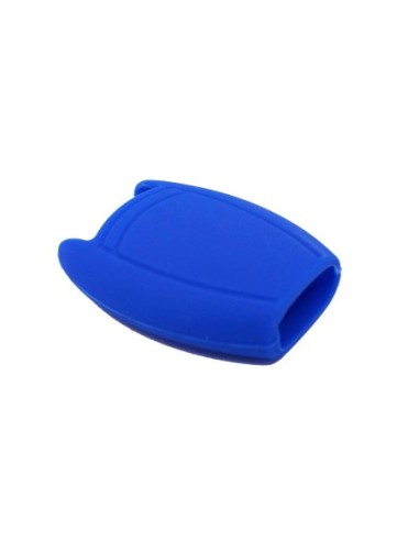 Guscio in Silicone Cover Chiave per Telecomando Mercedes-Benz Classe A C E S V ML CLK SLK Portachiave Blu