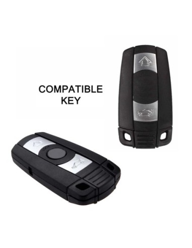 Guscio in Silicone Cover Chiave per Telecomando BMW Serie 1 3 5 6 7 X1 X3 X5 X6 Z4 Portachiave Arancione