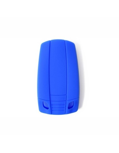 Guscio in Silicone Cover Chiave per Telecomando BMW Serie 1 3 5 6 7 X1 X3 X5 X6 Z4 Portachiave Blu