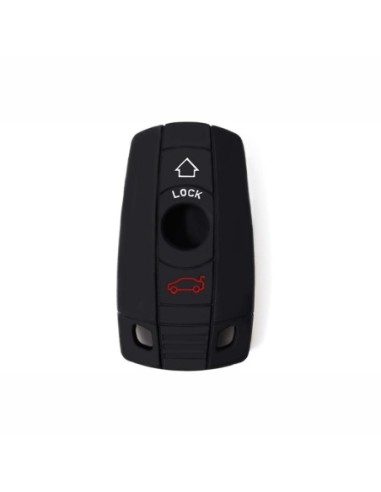Guscio in Silicone Cover Chiave per Telecomando BMW Serie 1 3 5 6 7 X1 X3 X5 X6 Z4 Portachiave Nero
