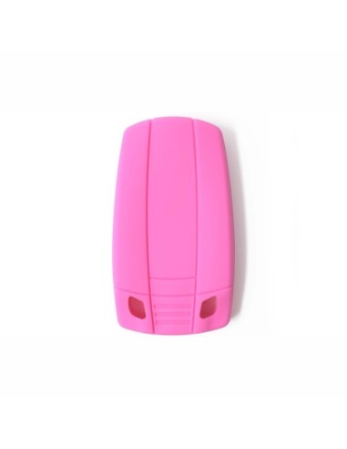 Guscio in Silicone Cover Chiave per Telecomando BMW Serie 1 3 5 6 7 X1 X3 X5 X6 Z4 Portachiave Rosa