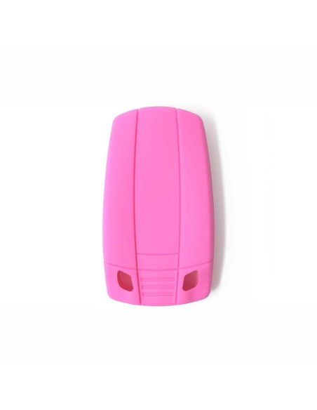 Guscio in Silicone Cover Chiave per Telecomando BMW Serie 1 3 5 6 7 X1 X3 X5 X6 Z4 Portachiave Rosa