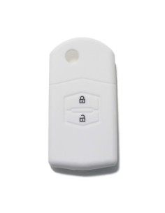 Guscio Silicone Cover Chiave Telecomando Mazda Portachiave Bianco 2 3 5 6 BT50 CX-5 CX-7 CX-9 MX5 RX8