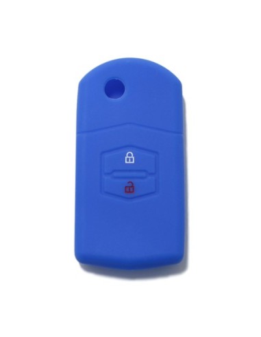 Guscio Silicone Cover Chiave Telecomando Mazda Portachiave Blu 2 3 5 6 BT50 CX-5 CX-7 CX-9 MX5 RX8