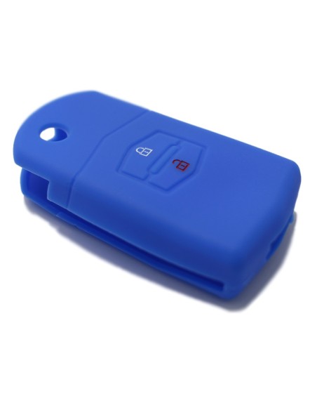 Guscio Silicone Cover Chiave Telecomando Mazda Portachiave Blu 2 3 5 6 BT50 CX-5 CX-7 CX-9 MX5 RX8