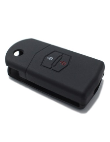 Guscio Silicone Cover Chiave Telecomando Mazda Portachiave Nero 2 3 5 6 BT50 CX-5 CX-7 CX-9 MX5 RX8