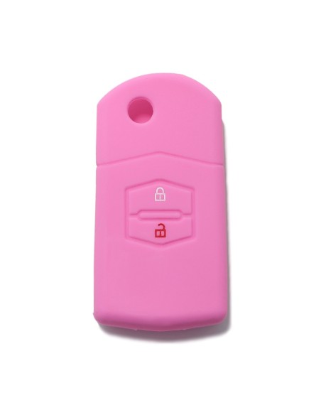 Guscio Silicone Cover Chiave Telecomando Mazda Portachiave Rosa 2 3 5 6 BT50 CX-5 CX-7 CX-9 MX5 RX8