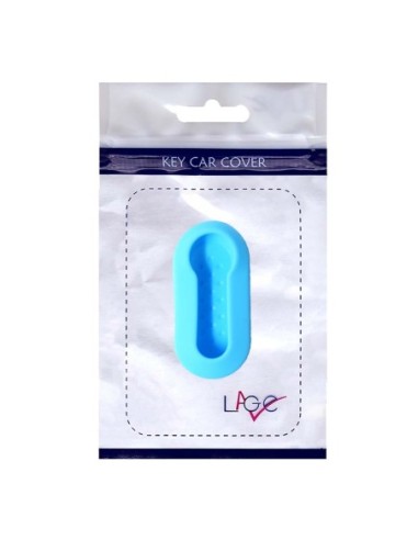 Guscio in Silicone Cover Chiave Aperto per Telecomando Fiat Grande Punto Evo Panda Bravo Stilo 500 L e Lancia Y Delta Musa Portachiave Azzurro