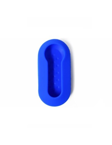 Guscio in Silicone Cover Chiave Aperto per Telecomando Fiat Grande Punto Evo Panda Bravo Stilo 500 L e Lancia Y Delta Musa Portachiave Blu