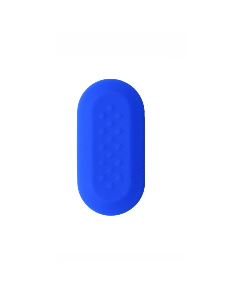 Guscio in Silicone Cover Chiave Aperto per Telecomando Fiat Grande Punto Evo Panda Bravo Stilo 500 L e Lancia Y Delta Musa Portachiave Blu