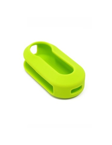Guscio in Silicone Cover Chiave Aperto per Telecomando Fiat Grande Punto Evo Panda Bravo Stilo 500 L e Lancia Y Delta Musa Portachiave Verde