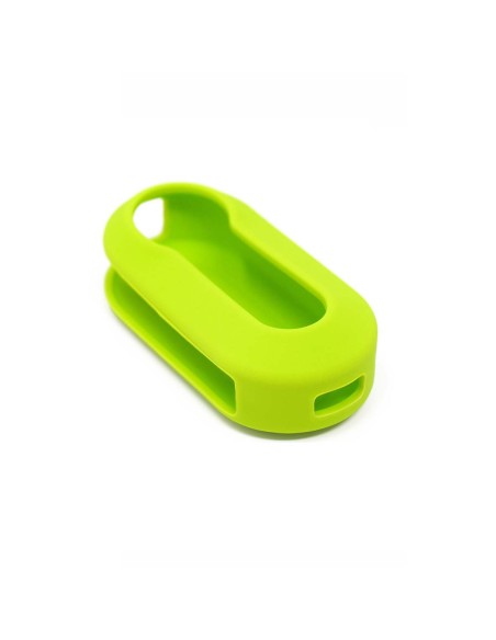 Guscio in Silicone Cover Chiave Aperto per Telecomando Fiat Grande Punto Evo Panda Bravo Stilo 500 L e Lancia Y Delta Musa Portachiave Verde