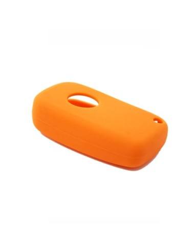 Guscio in Silicone Cover Chiave per Telecomando Fiat Grande Punto Panda Bravo Stilo Ducato Ulysse Doblò Portachiave Arancione