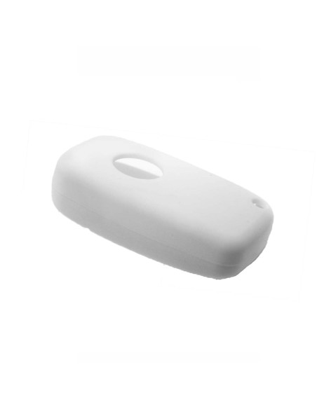 Guscio in Silicone Cover Chiave per Telecomando Fiat Grande Punto Panda Bravo Stilo Ducato Ulysse Doblò Portachiave Bianco