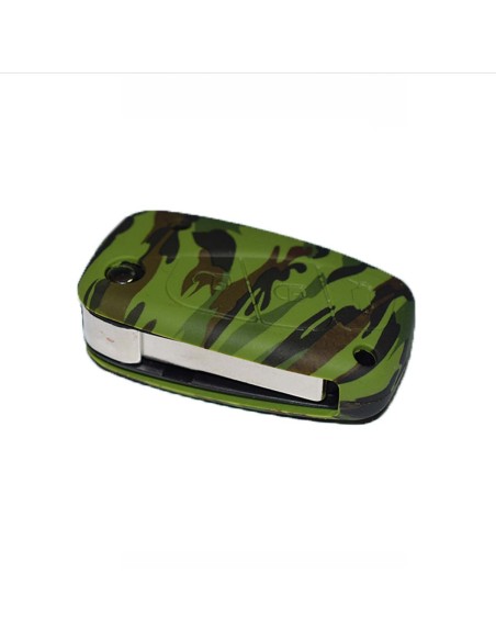 Guscio in Silicone Cover Chiave per Telecomando Fiat Grande Punto Panda Bravo Stilo Ducato Ulysse Doblò Portachiave Camouflage