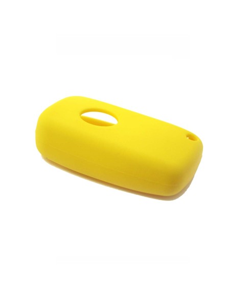Guscio in Silicone Cover Chiave per Telecomando Fiat Grande Punto Panda Bravo Stilo Ducato Ulysse Doblò Portachiave Giallo