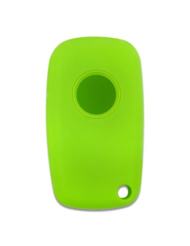 Guscio in Silicone Cover Chiave per Telecomando Fiat Grande Punto Panda Bravo Stilo Ducato Ulysse Doblò Portachiave Verde