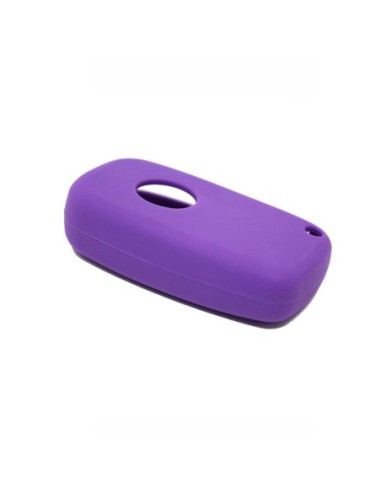 Guscio in Silicone Cover Chiave per Telecomando Fiat Grande Punto Panda Bravo Stilo Ducato Ulysse Doblò Portachiave Viola