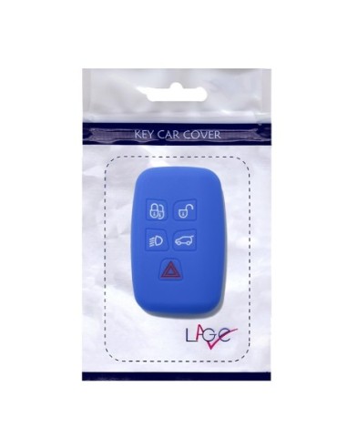 Guscio in Silicone Cover Chiave Telecomando Land Rover Portachiave Blu Range Rover Sport Evoque LR4 Freelander Discovery