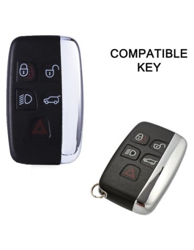 Guscio in Silicone Cover Chiave Telecomando Land Rover Portachiave Blu Range Rover Sport Evoque LR4 Freelander Discovery