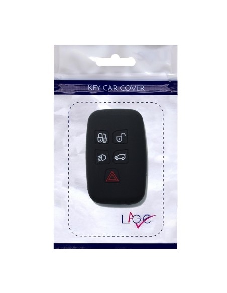 Guscio Silicone Cover Chiave Telecomando Land Rover Portachiave Nero  Range Rover Sport Evoque LR4 Freelander Discovery
