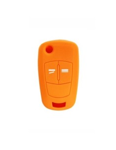 Guscio in Silicone Cover Chiave per Telecomando Opel Antara Astra Corsa Meriva Tigra Vectra Zafira Portachiave Arancione