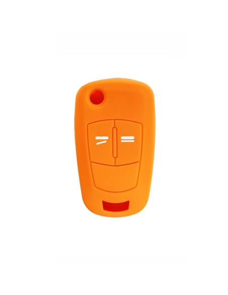 Guscio in Silicone Cover Chiave per Telecomando Opel Antara Astra Corsa Meriva Tigra Vectra Zafira Portachiave Arancione