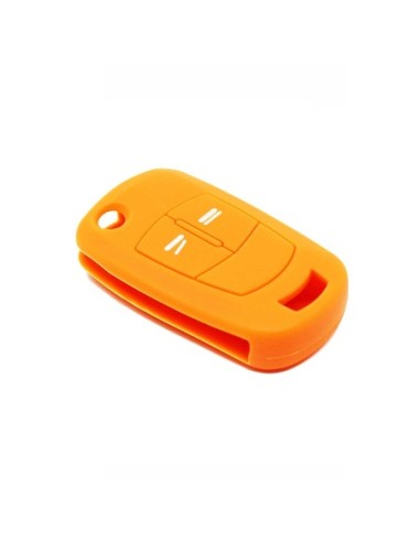 Guscio in Silicone Cover Chiave per Telecomando Opel Antara Astra Corsa Meriva Tigra Vectra Zafira Portachiave Arancione