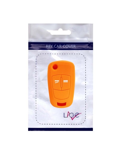 Guscio in Silicone Cover Chiave per Telecomando Opel Antara Astra Corsa Meriva Tigra Vectra Zafira Portachiave Arancione
