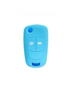 Guscio in Silicone Cover Chiave per Telecomando Opel Antara Astra Corsa Meriva Tigra Vectra Zafira Portachiave Azzurro