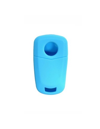 Guscio in Silicone Cover Chiave per Telecomando Opel Antara Astra Corsa Meriva Tigra Vectra Zafira Portachiave Azzurro
