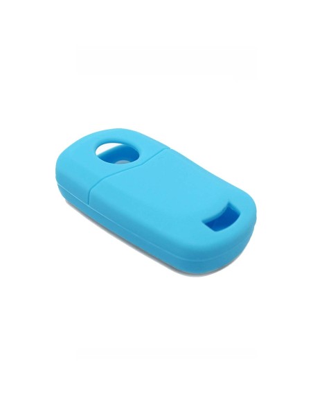 Guscio in Silicone Cover Chiave per Telecomando Opel Antara Astra Corsa Meriva Tigra Vectra Zafira Portachiave Azzurro