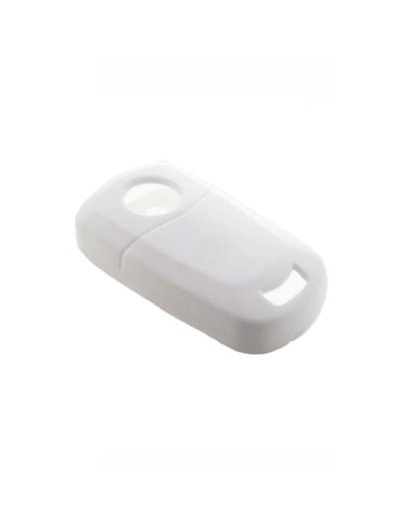 Guscio in Silicone Cover Chiave per Telecomando Opel Antara Astra Corsa Meriva Tigra Vectra Zafira Portachiave Bianco