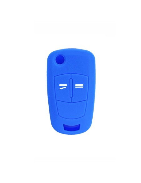 Guscio in Silicone Cover Chiave per Telecomando Opel Antara Astra Corsa Meriva Tigra Vectra Zafira Portachiave Blu