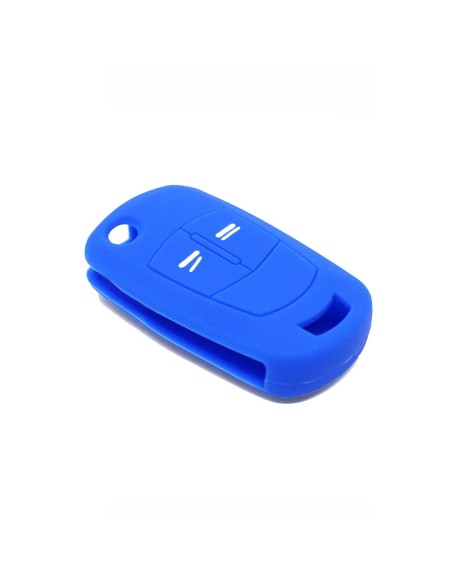 Guscio in Silicone Cover Chiave per Telecomando Opel Antara Astra Corsa Meriva Tigra Vectra Zafira Portachiave Blu