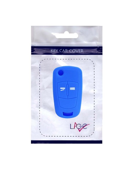 Guscio in Silicone Cover Chiave per Telecomando Opel Antara Astra Corsa Meriva Tigra Vectra Zafira Portachiave Blu