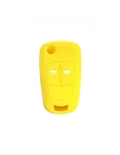 Guscio in Silicone Cover Chiave per Telecomando Opel Antara Astra Corsa Meriva Tigra Vectra Zafira Portachiave Giallo