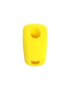 Guscio in Silicone Cover Chiave per Telecomando Opel Antara Astra Corsa Meriva Tigra Vectra Zafira Portachiave Giallo 2