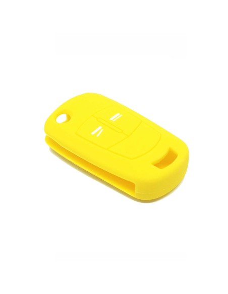 Guscio in Silicone Cover Chiave per Telecomando Opel Antara Astra Corsa Meriva Tigra Vectra Zafira Portachiave Giallo