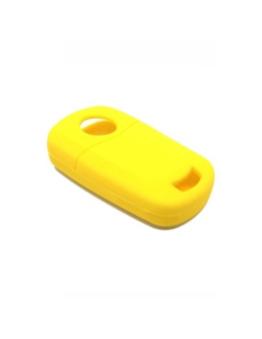 Guscio in Silicone Cover Chiave per Telecomando Opel Antara Astra Corsa Meriva Tigra Vectra Zafira Portachiave Giallo