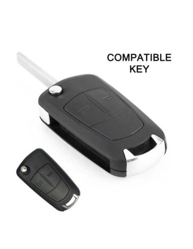 Guscio in Silicone Cover Chiave per Telecomando Opel Antara Astra Corsa Meriva Tigra Vectra Zafira Portachiave Giallo