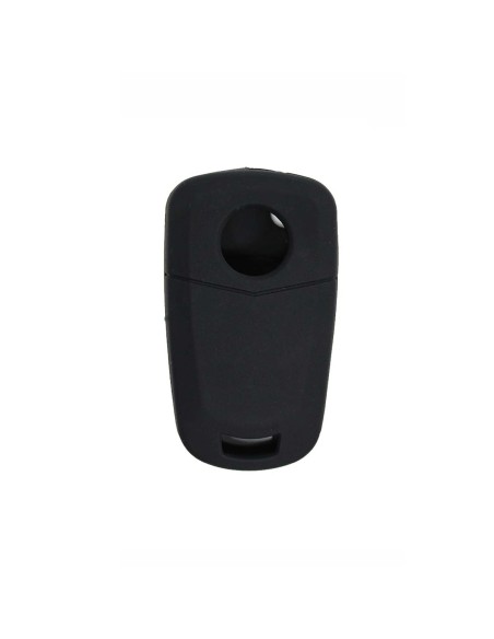Guscio in Silicone Cover Chiave per Telecomando Opel Antara Astra Corsa Meriva Tigra Vectra Zafira Portachiave Nero