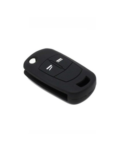 Guscio in Silicone Cover Chiave per Telecomando Opel Antara Astra Corsa Meriva Tigra Vectra Zafira Portachiave Nero