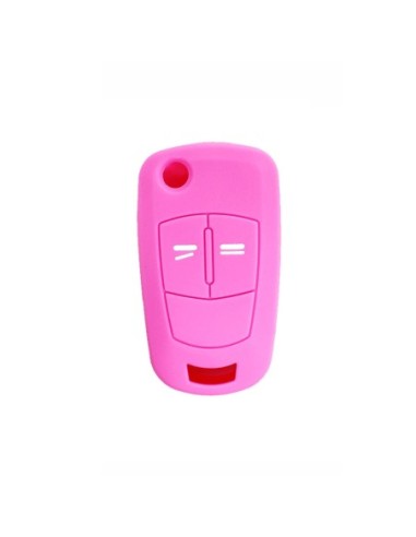 Guscio in Silicone Cover Chiave per Telecomando Opel Antara Astra Corsa Meriva Tigra Vectra Zafira Portachiave Rosa