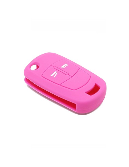 Guscio in Silicone Cover Chiave per Telecomando Opel Antara Astra Corsa Meriva Tigra Vectra Zafira Portachiave Rosa