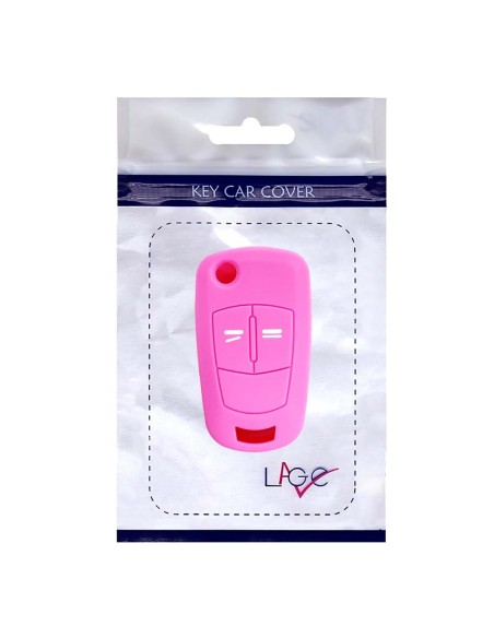 Guscio in Silicone Cover Chiave per Telecomando Opel Antara Astra Corsa Meriva Tigra Vectra Zafira Portachiave Rosa